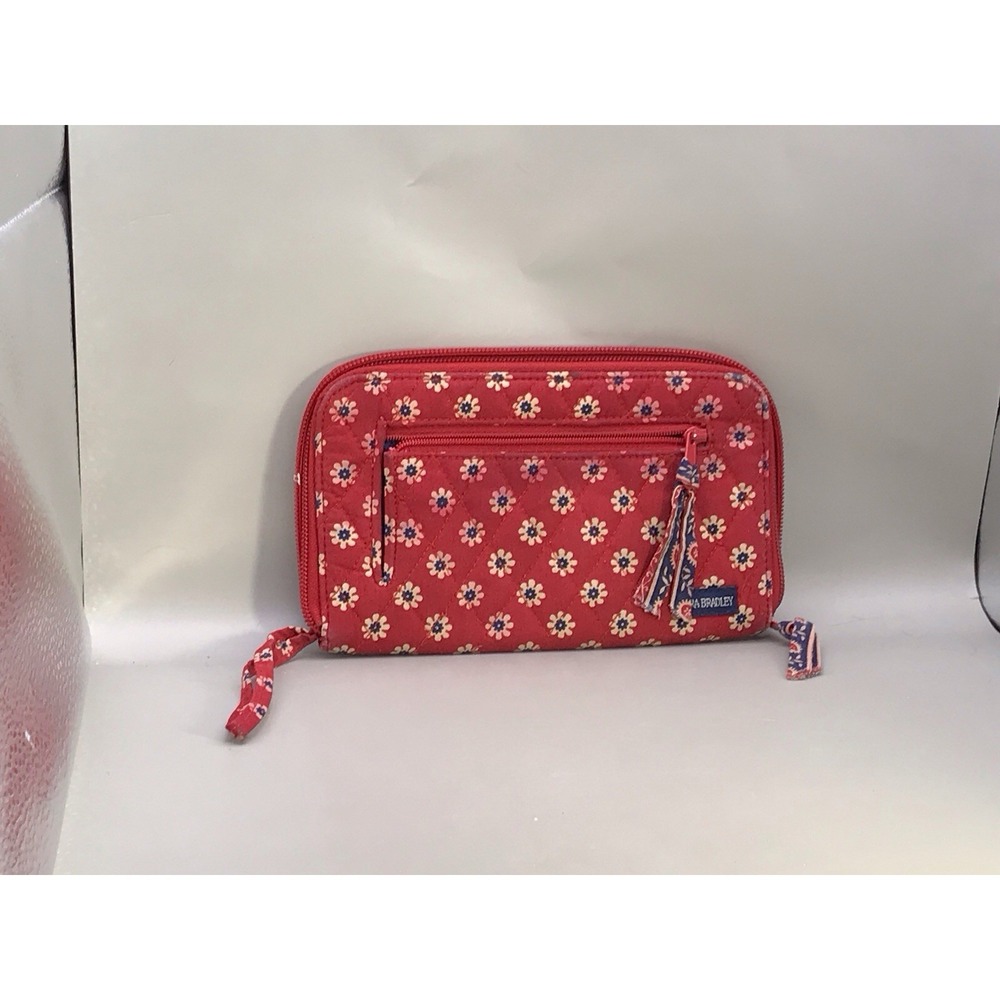 Vera Bradley‎ Red Floral Wallet Clutch - Picture 2 of 5